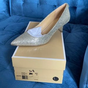 Michael Kors glitter heels